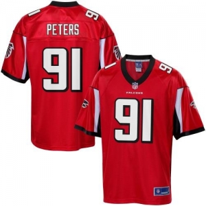 Pro Line Men's Atlanta Falcons Corey Peters Team Color Jersey