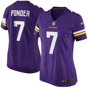 Nike Christian Ponder Minnesota Vikings Youth Girls Game Jersey