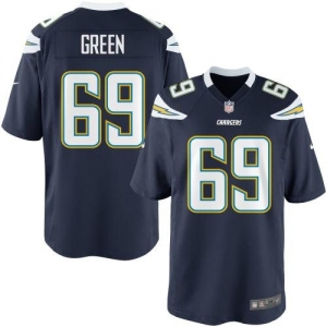 Nike Youth San Diego Chargers Tyronne Green Team Color Game Jers