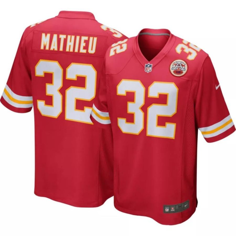 Nike Men's Kansas City Chiefs Tyrann Mathieu #32 Red Game Jersey