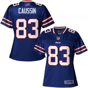 Pro Line Women's Buffalo Bills Mike Caussin Team Color Jersey