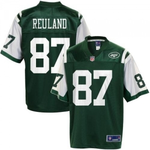 Pro Line Men's New York Jets Konrad Reuland Team Color Jersey