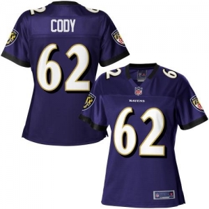 Pro Line Women's Baltimore Ravens Terrence Cody Team Color Jerse