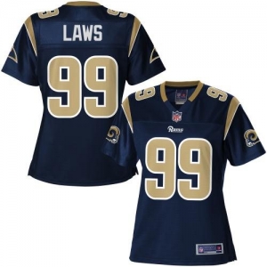 Pro Line Women's St. Louis Rams Trevor Laws Team Color Jersey