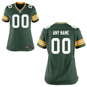 Nike Women's Green Bay Packers Customized Team Color Game Jersey