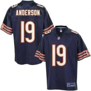 Pro Line Men's Chicago Bears Joe Anderson Team Color Jersey