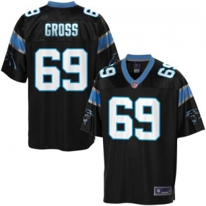 Pro Line Men's Carolina Panthers Jordan Gross Team Color Jersey