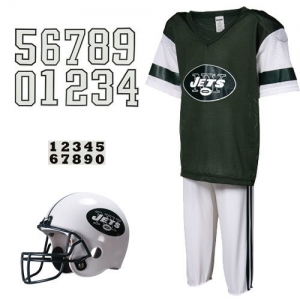 New York Jets Youth Green Deluxe Team Uniform Set