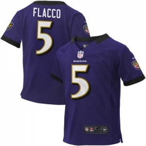 Nike Joe Flacco Baltimore Ravens Toddler Game Jersey - Purple