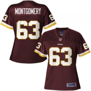 Pro Line Women's Washington Redskins Will Montgomery Team Color