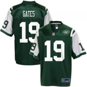 Pro Line Men's New York Jets Clyde Gates Team Color Jersey