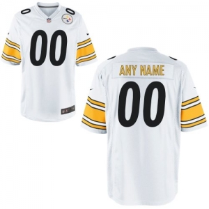 Nike Men's Pittsburgh Steelers Customized White Game Jersey