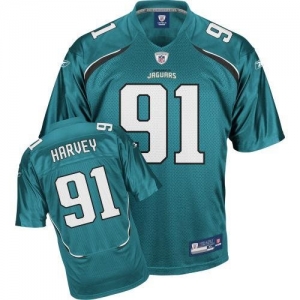 Reebok Derrick Harvey Jacksonville Jaguars Replica Jersey - Teal