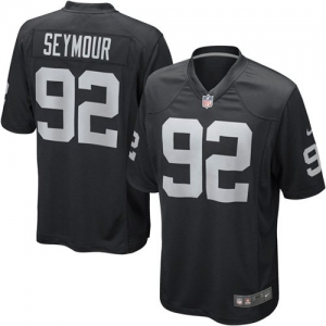 Nike Richard Seymour Oakland Raiders Youth Game Jersey - Black