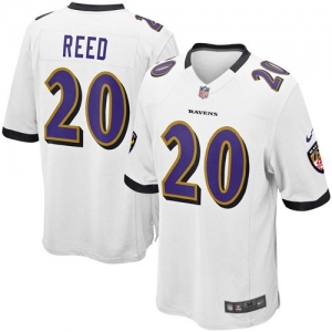 Nike Ed Reed Baltimore Ravens Youth Game Jersey - White