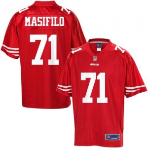 Pro Line Men's San Francisco 49ers Matthew Masifilo Team Color J