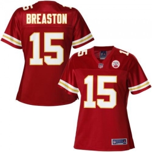 Pro Line Women's Kansas City Chiefs Steve Breaston Team Color Je