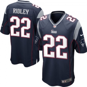 Nike Stevan Ridley New England Patriots Game Jersey - Navy Blue