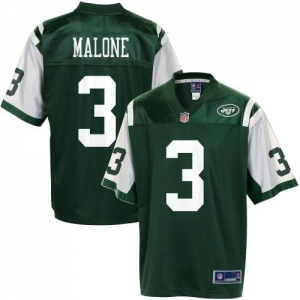 Pro Line Men's New York Jets Robert Malone Team Color Jersey