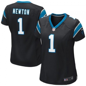 Nike Cam Newton Carolina Panthers Women's Game Jersey - Black