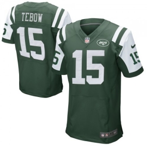 Nike Tim Tebow New York Jets Elite Jersey - Green