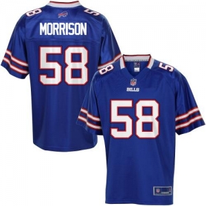 Pro Line Men's Buffalo Bills Kirk Morrison Team Color Jersey