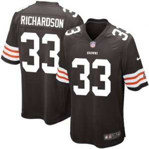 Nike Trent Richardson Cleveland Browns Draft Game Jersey - Brown