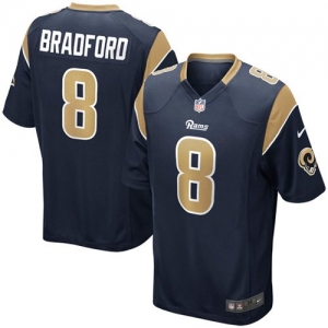 Nike Sam Bradford St. Louis Rams Youth Game Jersey - Navy Blue