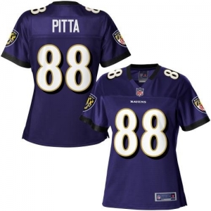 Pro Line Women's Baltimore Ravens Dennis Pitta Team Color Jersey