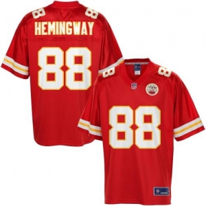 Pro Line Men's Kansas City Chiefs Junior Hemingway Team Color Je