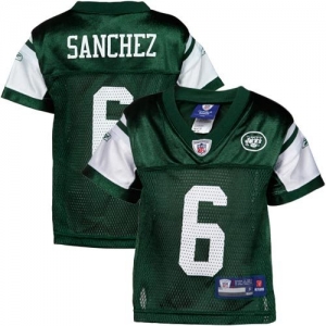 Reebok Mark Sanchez New York Jets Preschool Replica Jersey - Gre