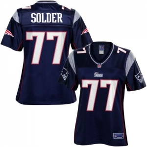 Pro Line Women's New England Patriots Nate Solder Team Color Jer