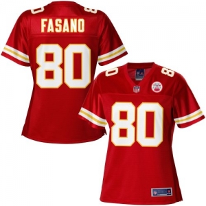 Pro Line Women's Kansas City Chiefs Anthony Fasano Team Color Je