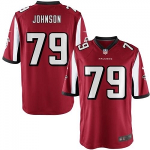 Nike Youth Atlanta Falcons Mike Johnson Team Color Game Jersey