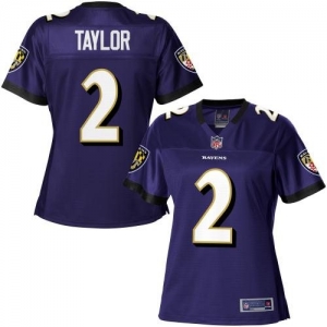 Pro Line Women's Baltimore Ravens Tyrod Taylor Team Color Jersey