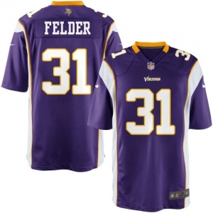 Nike Youth Minnesota Vikings Bobby Felder Team Color Game Jersey