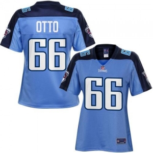 Pro Line Women's Tennessee Titans Mike Otto Team Color Jersey