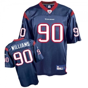 Reebok Mario Williams Houston Texans Replica Jersey - Navy Blue