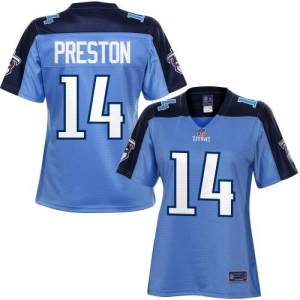 Pro Line Women's Tennessee Titans Michael Preston Team Color Jer