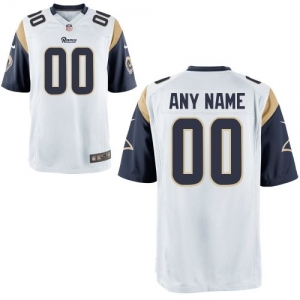 Nike Men's St. Louis Rams Customized White Game Jersey