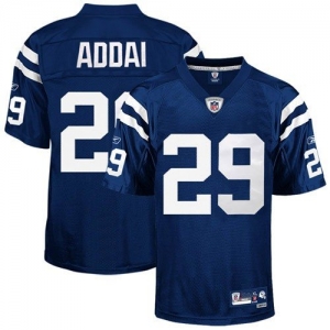 Reebok NFL Equipment Indianapolis Colts #29 Joseph Addai Royal B