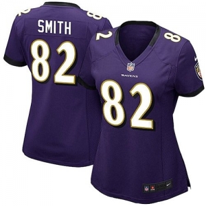 Nike Torrey Smith Baltimore Ravens Youth Girls Game Jersey - Pur