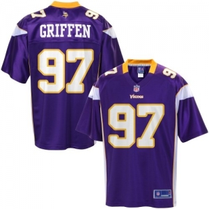 Pro Line Men's Minnesota Vikings Everson Griffen Team Color Jers