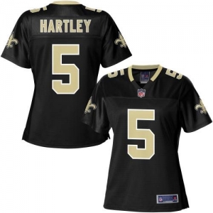 Pro Line Women's New Orleans Saints Garrett Hartley Team Color J