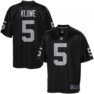 Pro Line Men's Oakland Raiders Chris Kluwe Team Color Jersey -