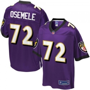 Pro Line Men's Baltimore Ravens Kelechi Osemele Team Color Jerse