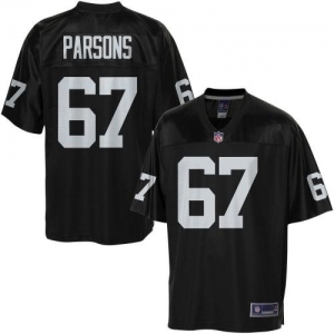 Pro Line Men's Oakland Raiders Alex Parsons Team Color Jersey