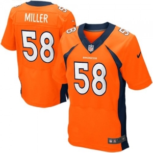 Nike Von Miller Denver Broncos Elite Jersey - Orange