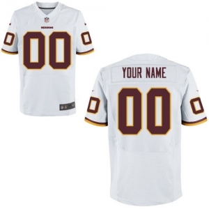 Nike Washington Redskins Customized Elite Jersey - White