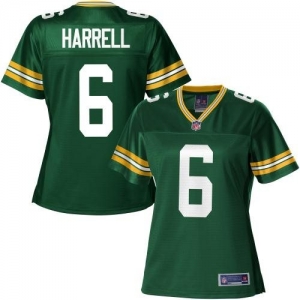 Pro Line Women's Green Bay Packers Graham Harrell Team Color Jer